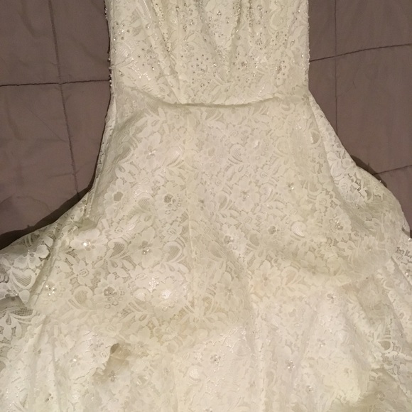 Davids Bridal Wedding Dress, used once in 2014 - Picture 5 of 7
